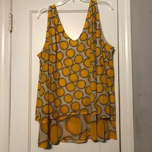 Lane Bryant Sheer Sleeveless Shirt